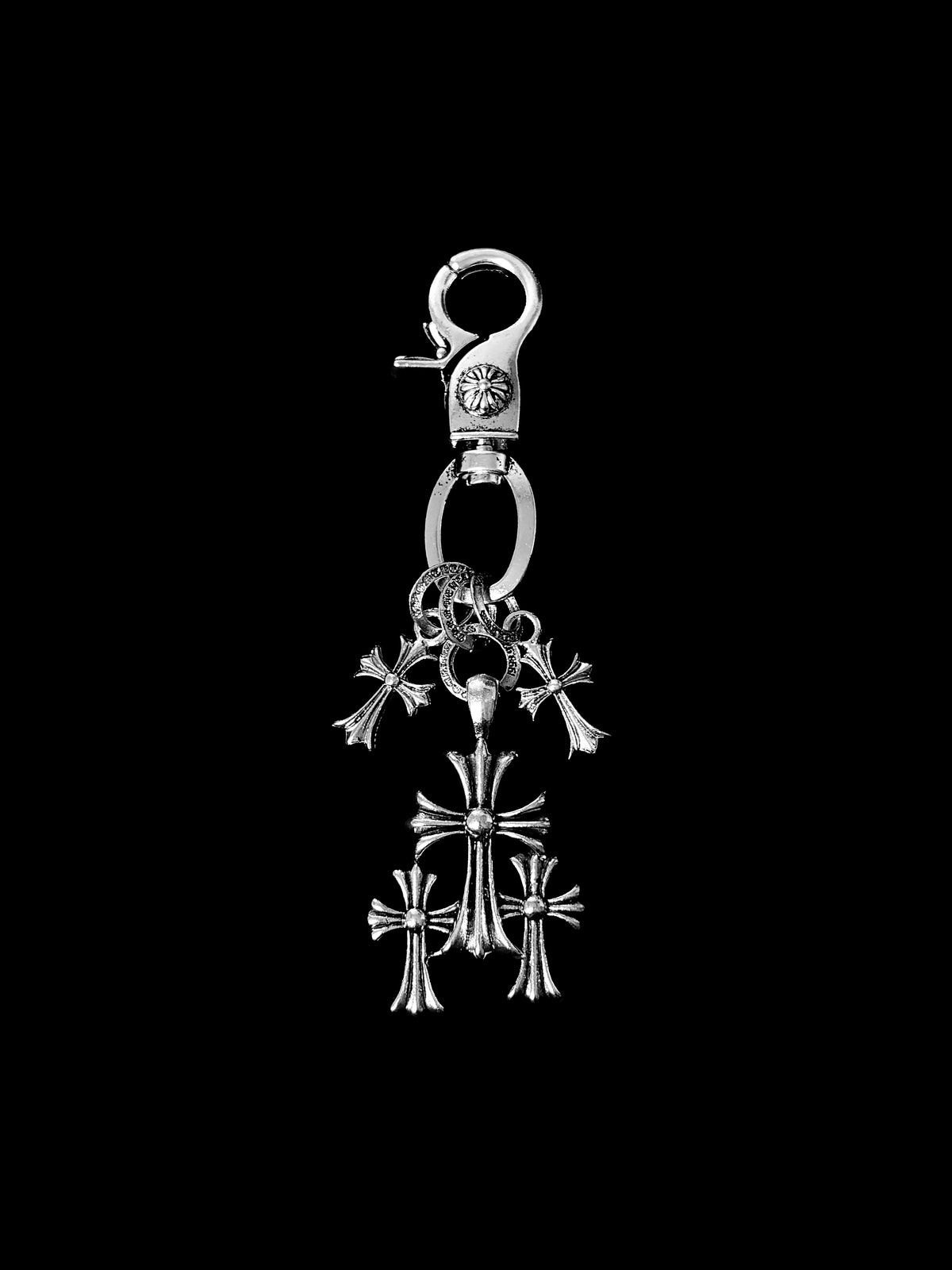Chrome Hearts Triple Cross Keychain