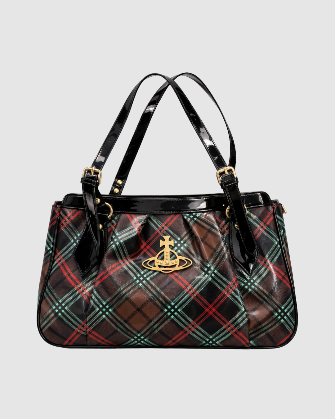 Tartan Orb Shoulder Bag VW