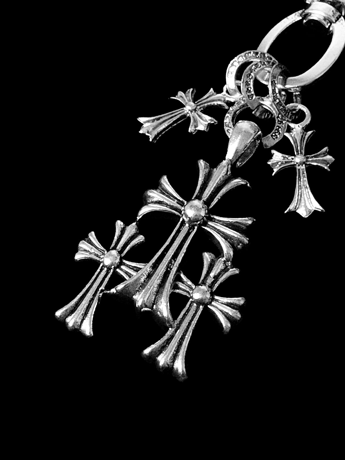 Chrome Hearts Triple Cross Keychain