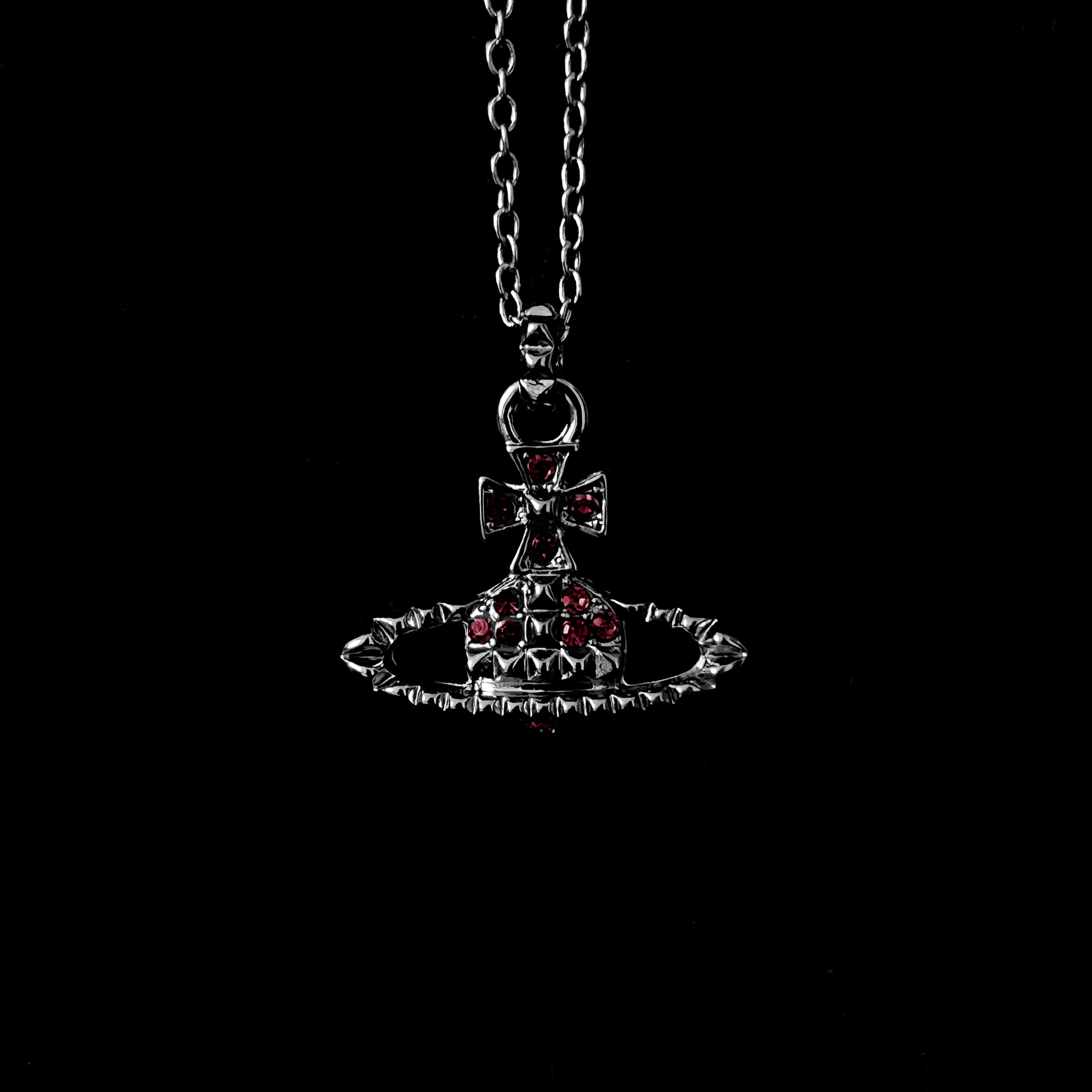Ruby Orb Necklace