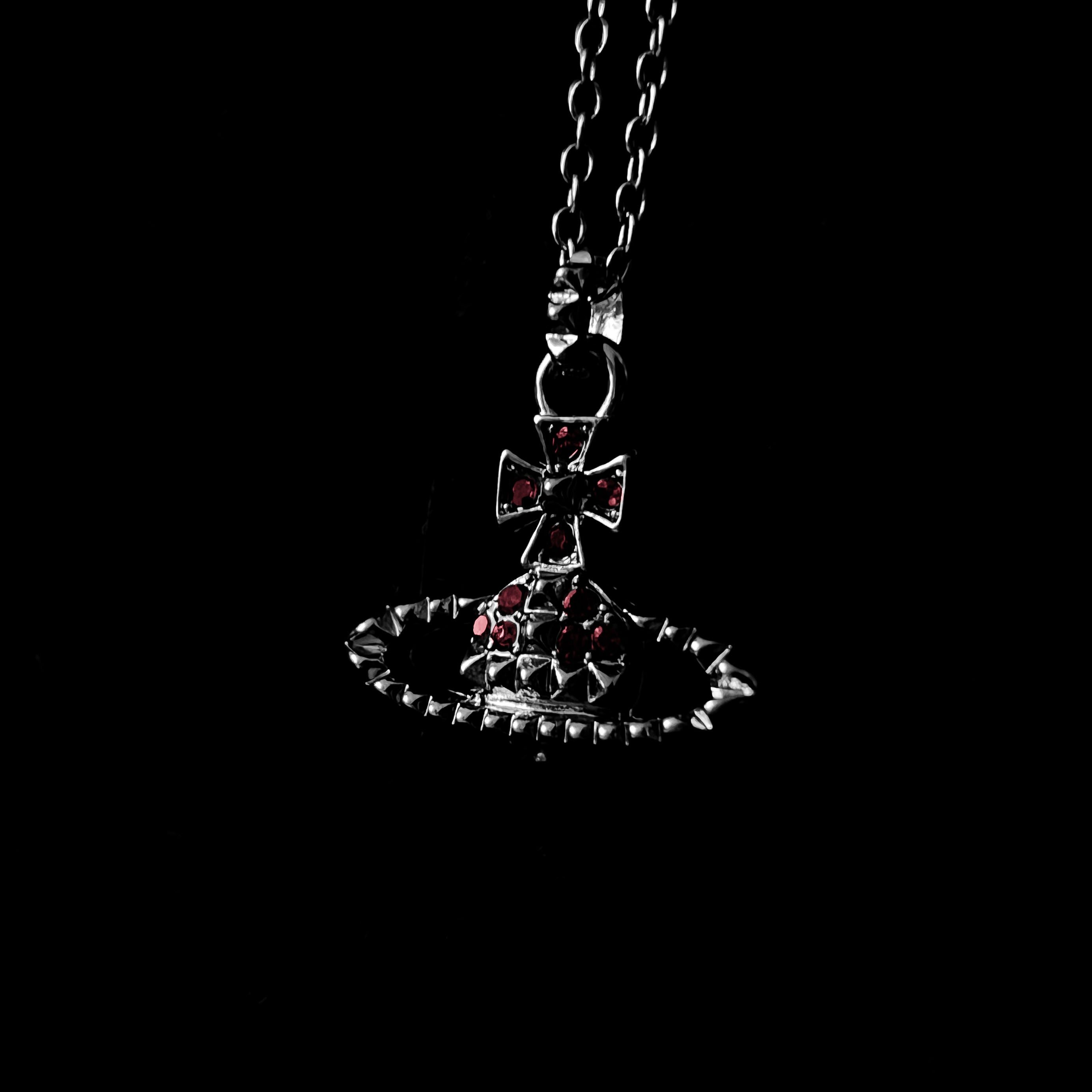 Ruby Orb Necklace