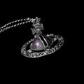Lavender Orb Necklace