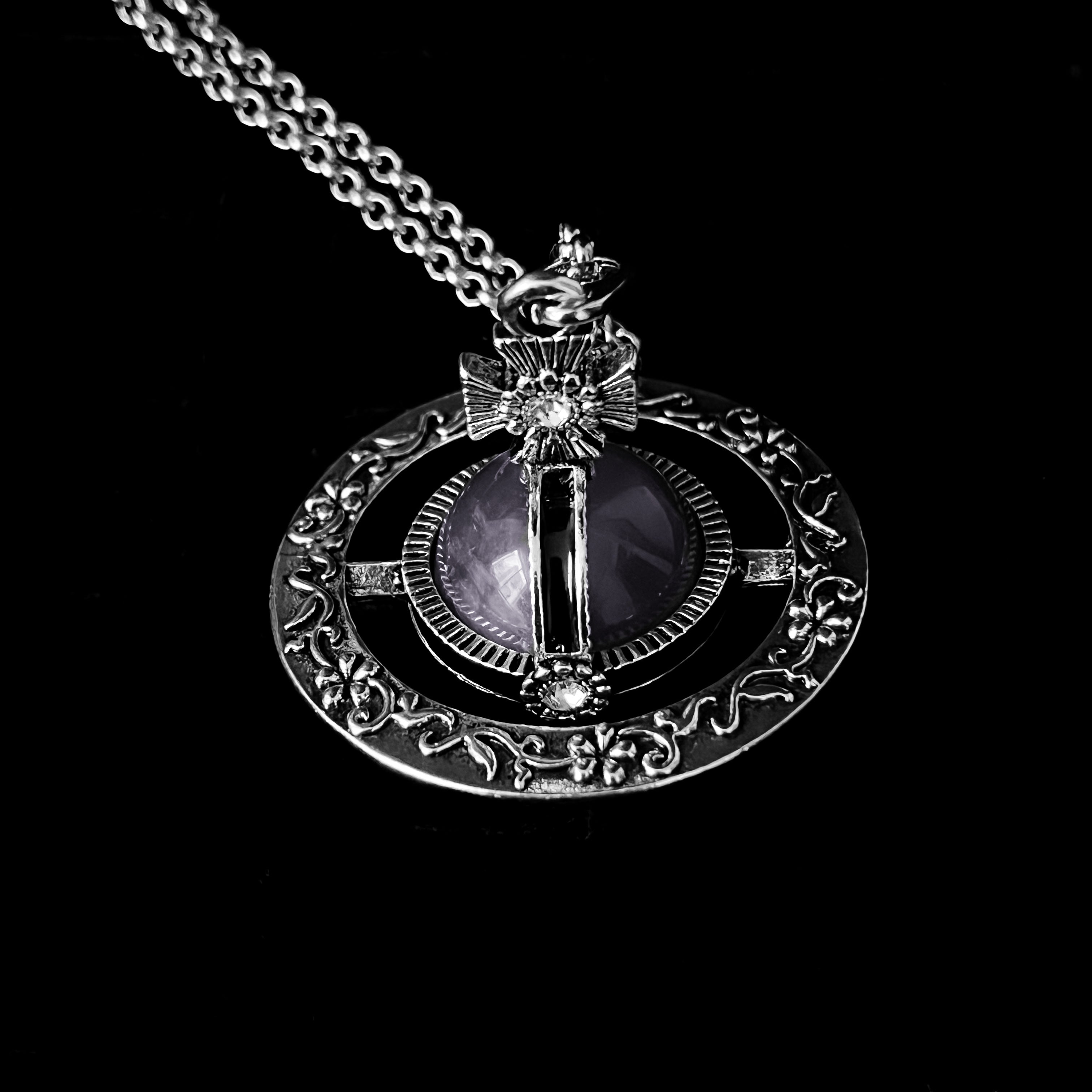 Lavender Orb Necklace