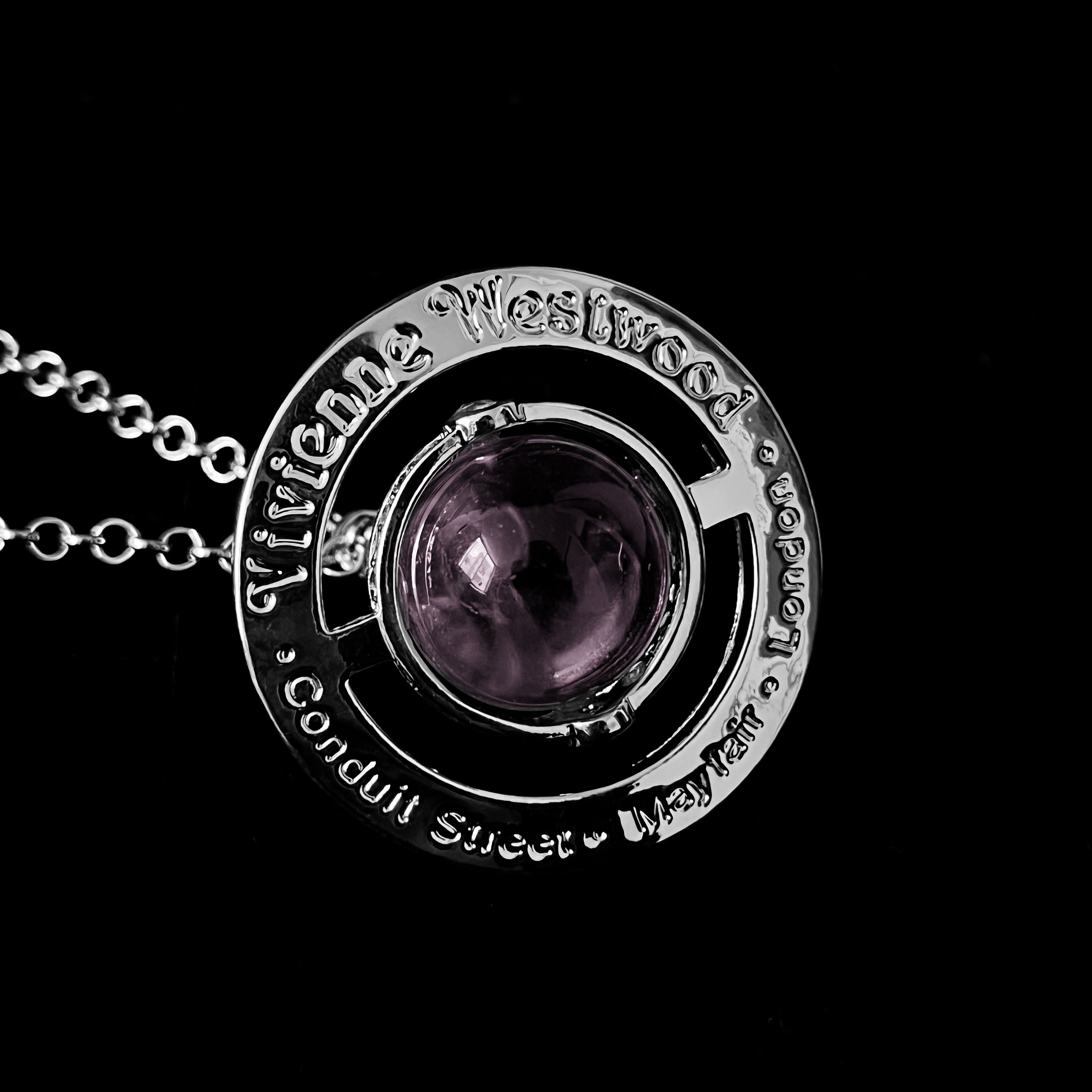Pink Orb Necklace