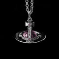 Pink Orb Necklace