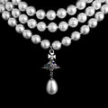 Collar VW triple perlas