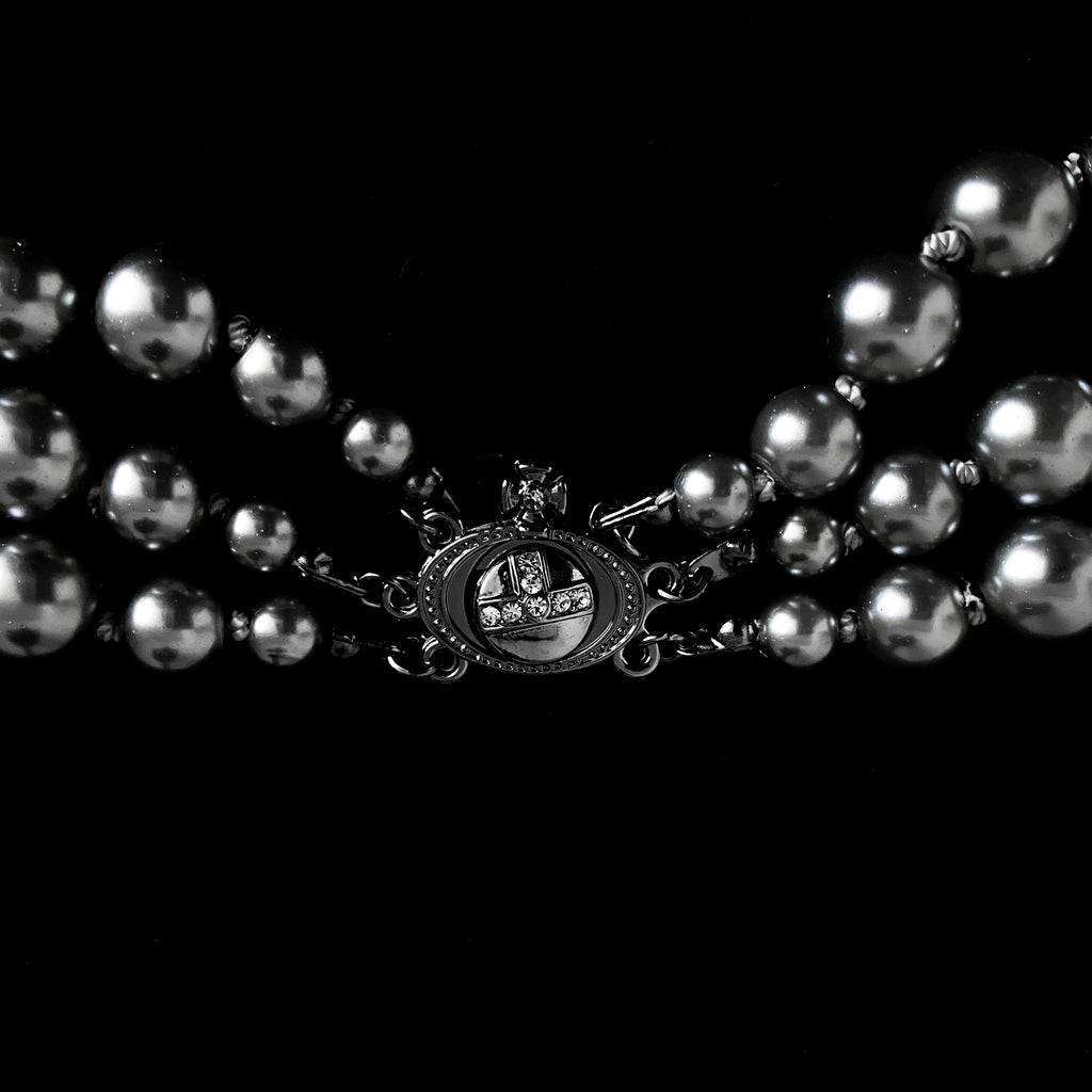 Collar VW Perlas plateadas