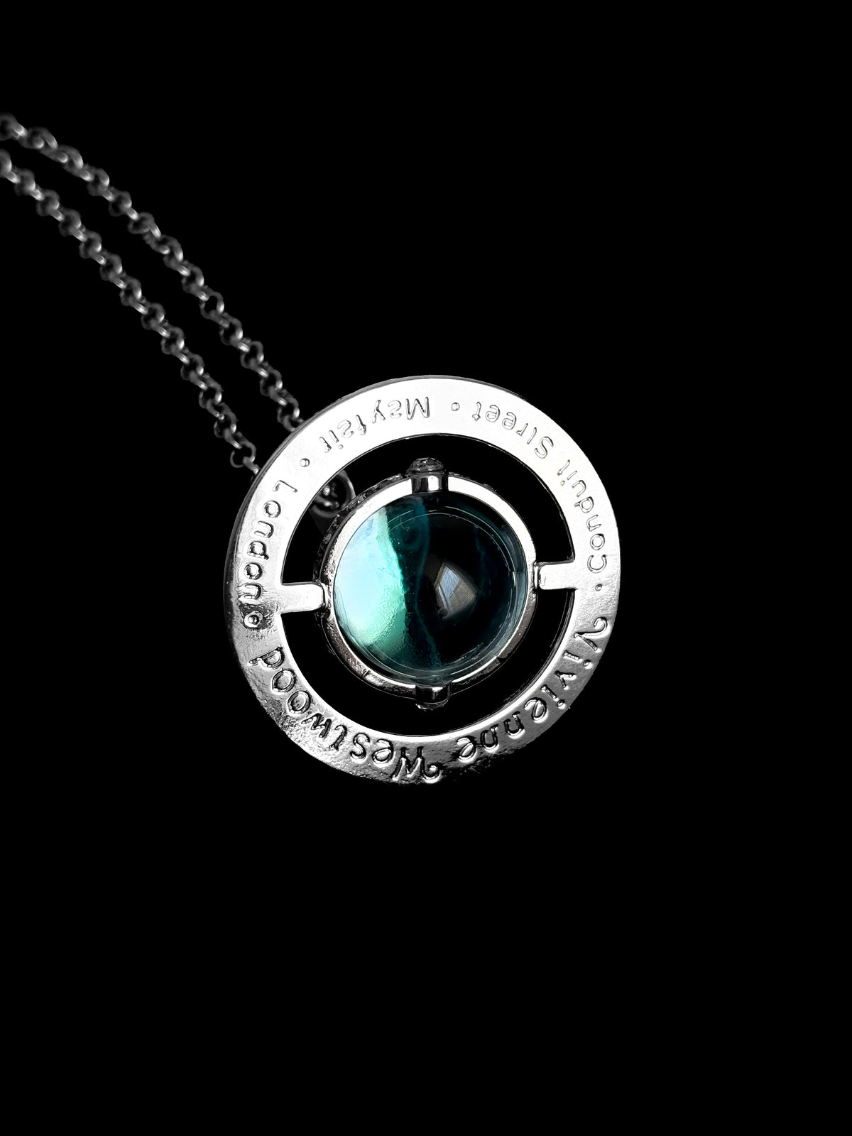 Vivienne W. Blue Orb Necklace