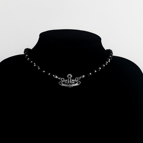 Collar VW perlas negras