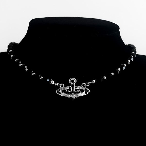 Collar VW perlas negras