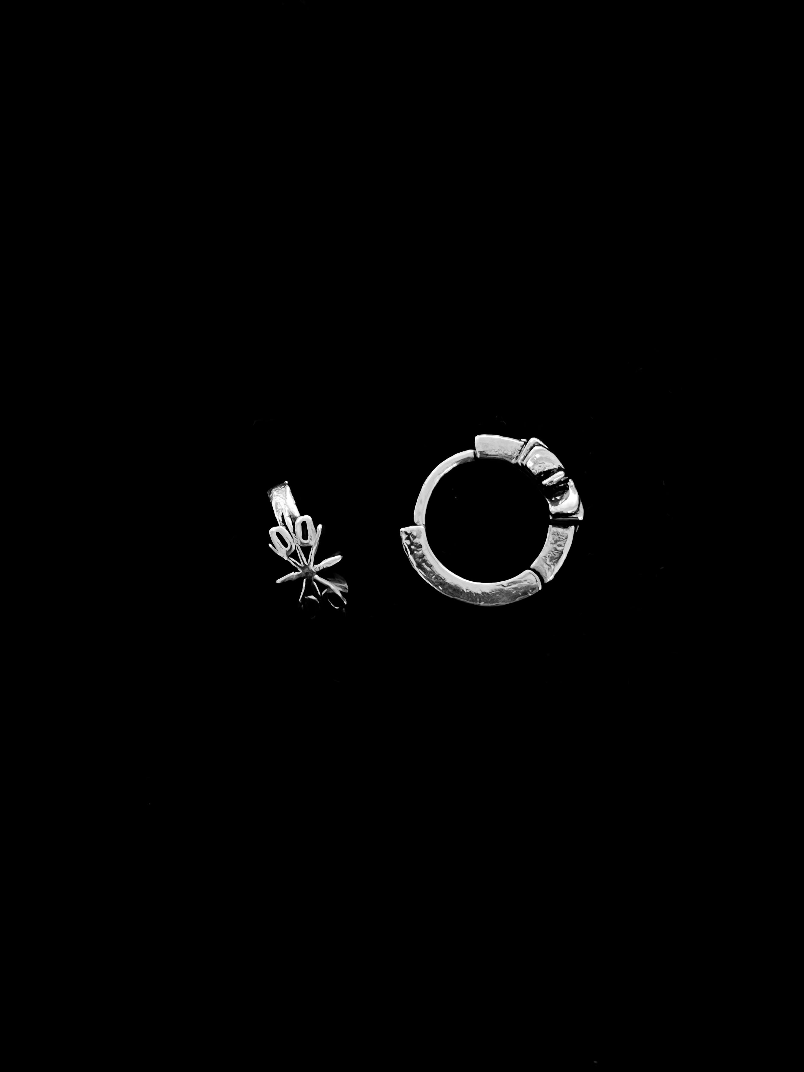 Dragonfly Charm Huggie Hoop Earrings