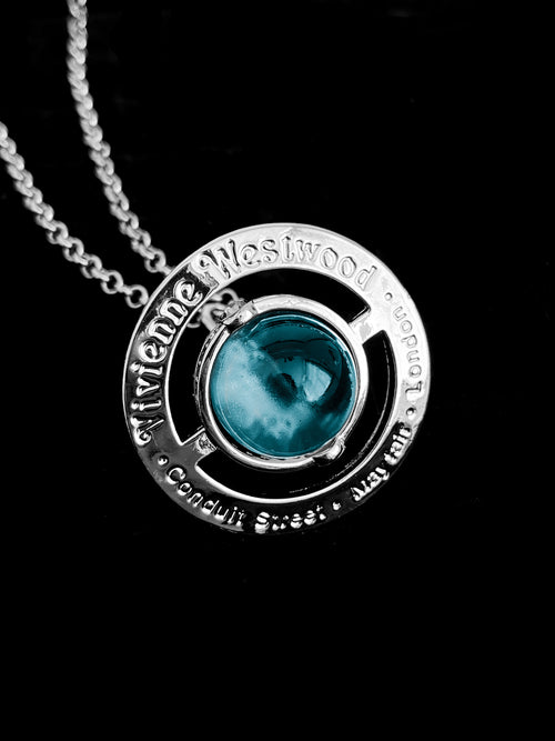 Blue Eclipse Necklace