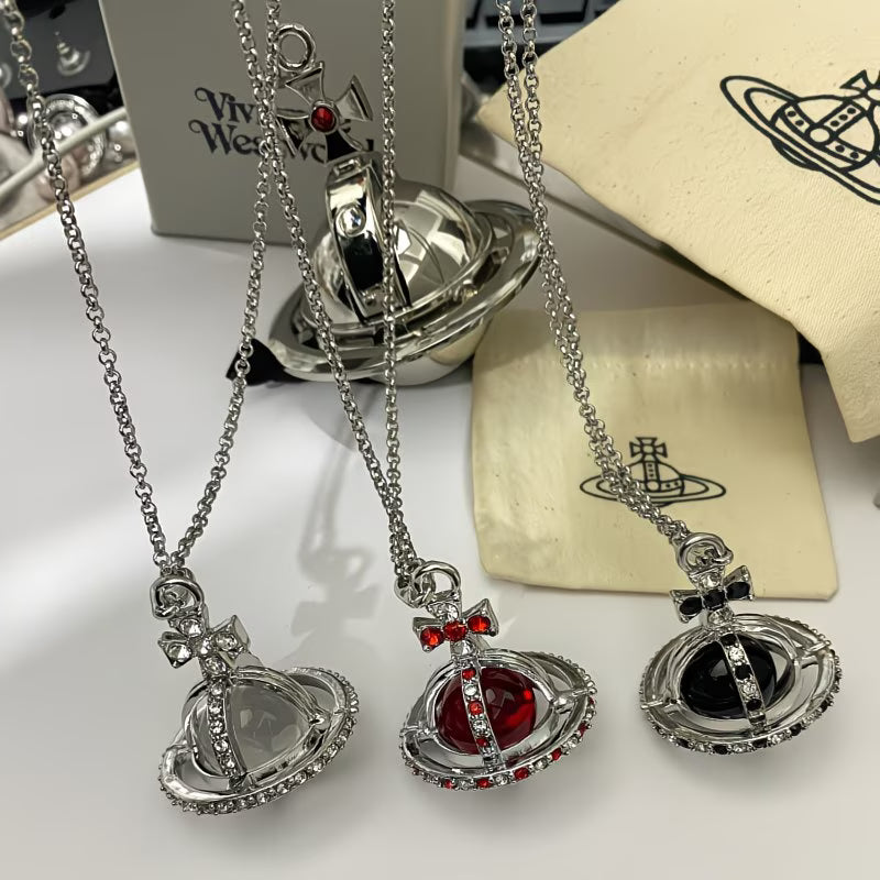 Celestial Gem Orb Necklace