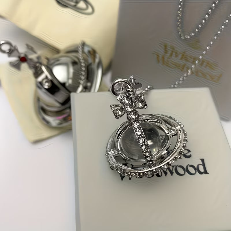 Celestial Gem Orb Necklace